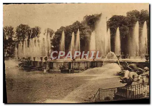 Cartes postales Versailles Et Ses Merveilles Parc du chateau Les grandes eaux au bassin de Neptune