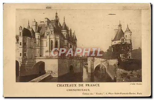 Cartes postales Chateaux De France Chenonceaux