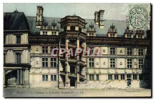 Cartes postales Blois Le Chateau L&#39Escalier Francois 1er