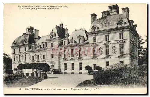 Ansichtskarte AK Cheverny Le Chateau La Facade