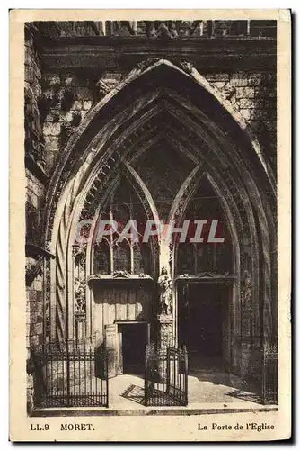 Cartes postales Moret La Porte De I&#39Eglise