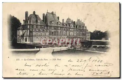 Cartes postales Eu Le Chateau Cote du Parc