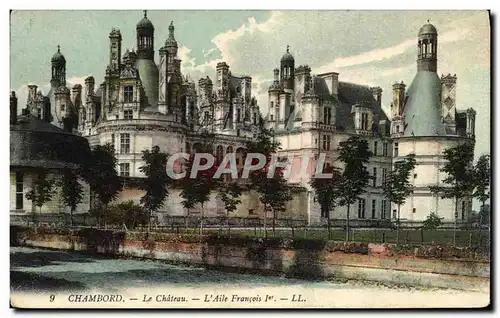 Ansichtskarte AK Chambord Le Chateau L&#39Aile Francois 1er