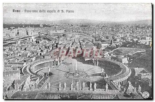 Cartes postales Roma Panorama dalla Cupcla di S Pietro