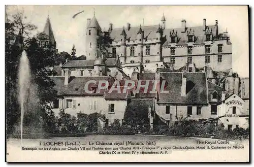 Cartes postales Loches Le Chateau Royal