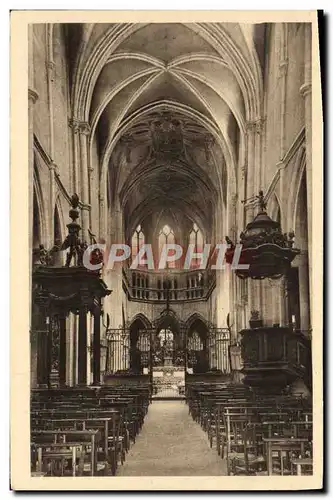 Ansichtskarte AK Chaumont Interieur de L&#39Eglise St Jean Baptiste