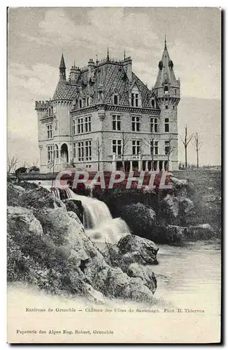 Cartes postales Eavirons de Grenoble Chateau des Cotes de Sassenage