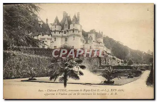 Cartes postales Chateau d&#39Usse Commune de Rigny Usse