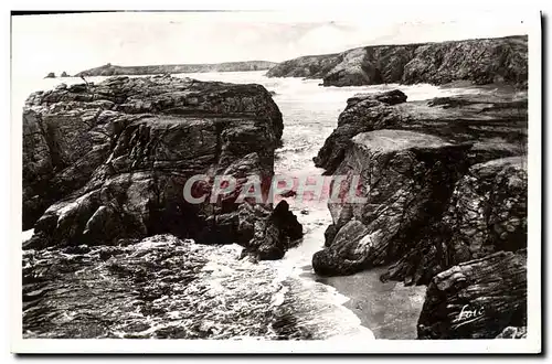 Cartes postales moderne Quiberon Port Bara et la Cote Jusqu a la Pointe de l&#39Obervatoire