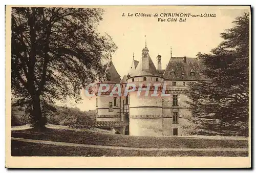 Cartes postales Le Chateau de Chaumont sur Loire Vue Cote Est