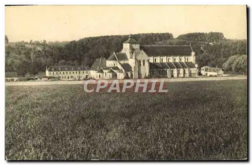 Moderne Karte L&#39Abbaye Notre Dame De Fontgombault