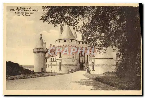 Cartes postales Chaumont sur Loire L&#39Entree avee Vue sur la Loire