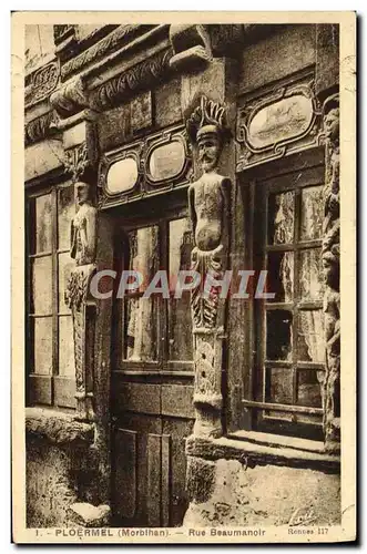 Cartes postales Ploermel Rue Beaumanoir