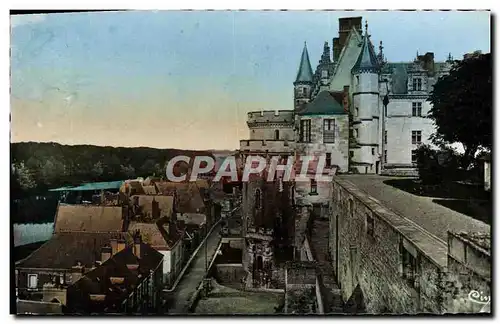 Cartes postales moderne Chateau d&#39Amboise et la Terrasse dominant la Loire