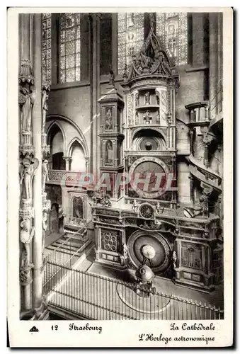 Cartes postales Strasbourg La Catbedrale Horloge astronomique