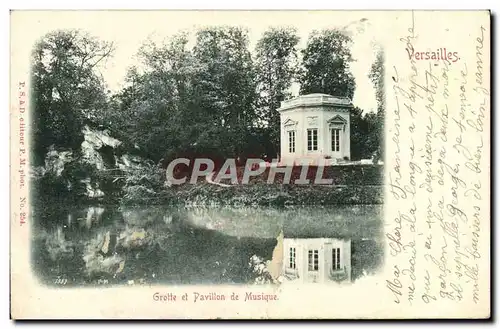 Cartes postales Versailles Grotte et Pavillon de Musique