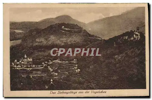 Cartes postales Das Siebengebirge aus der Vogelschau