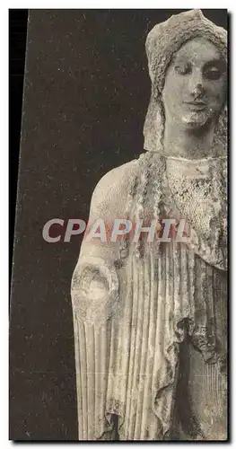 Cartes postales Archaic female statue Athens