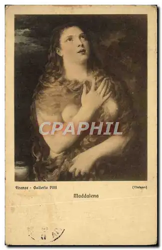 Cartes postales Maddalena Firenze Galleria Pitti Tiziano