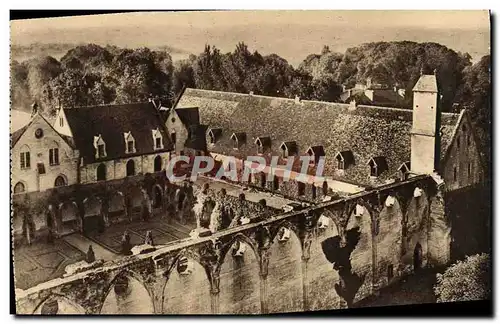 Cartes postales Abbaye de Royaumont Asnieres sur Oise Vue d&#39ensemble