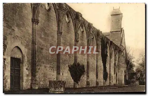 Ansichtskarte AK Abbaye de Royaumont Asnieres sur Oise Ruines de l&#39abbatiale Mur meridional