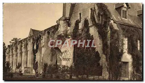 Cartes postales Abbaye de Royaumont Asnieres sur Oise Ruines de l&#39abbataiale et maison des hotes