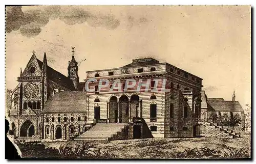 Cartes postales Abbaye de Royaumont Asnieres sur Oise Eglise Palais abbatial