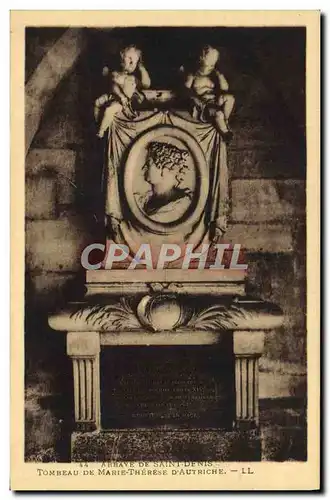 Cartes postales Abbaye De Saint Denis Tombeau de Marie Therese D&#39Autriche