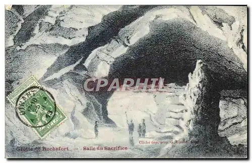 Cartes postales Grotte de Rochefort Salle du Sacrifice