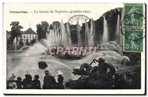 Ansichtskarte AK Versailles Le Bassin de Neptune Grandes Eaux