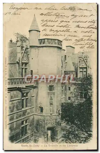 Ansichtskarte AK Musee de Cluny La Tourelle et les Lucarnes Paris