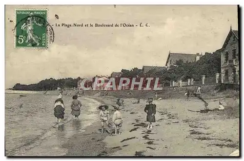Cartes postales La Plage Nord et le Boulevard de l'Ocean