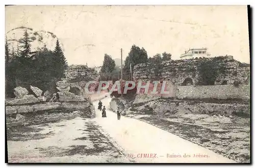 Cartes postales Cimiez Ruines des Arenes