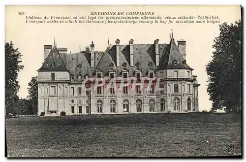 Ansichtskarte AK Environs De Compiegne Chateau du Francport