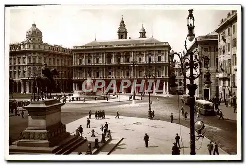 Cartes postales Genova Piazza De Ferrarl