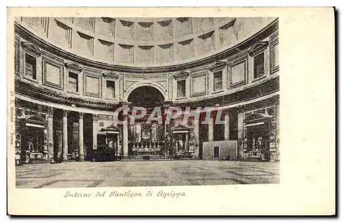 Cartes postales Roma Interno Del Pantheon di Agrippa