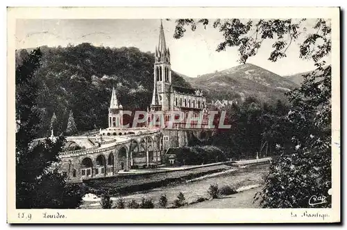 Cartes postales Lourdes La Basilique