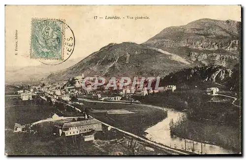 Cartes postales Lourdes Vue Generale