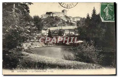 Cartes postales Lourdes Le Chateau Fort