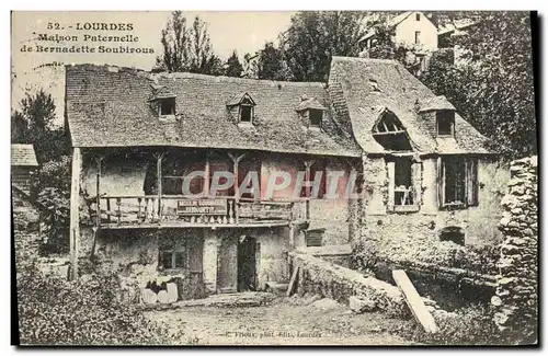 Ansichtskarte AK Lourdes Maison Paternelle de Bernadette Soubirous