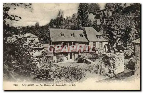 Cartes postales Lourdes Le Maison de Bernadette