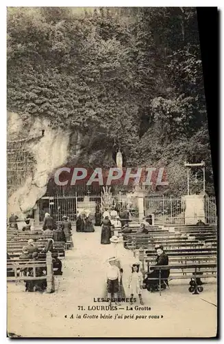 Cartes postales Lourdes La Grotte