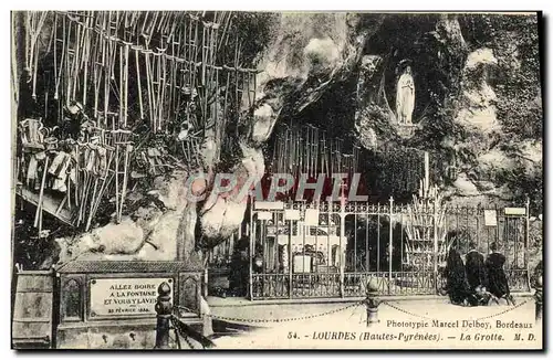 Cartes postales Lourdes La Grotte