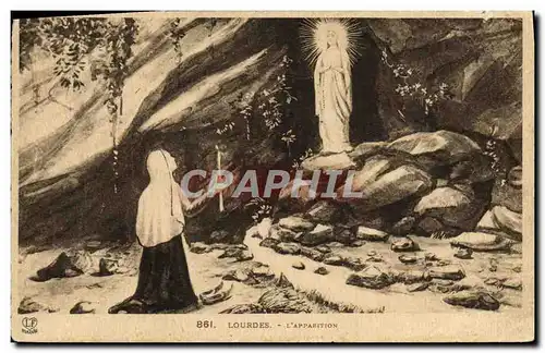 Cartes postales Lourdes L&#39Apparition