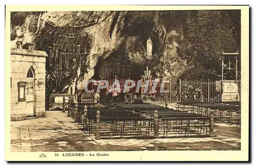 Cartes postales Lourdes La Grotte