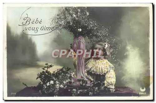 Cartes postales Fantaisie Enfant Bebe