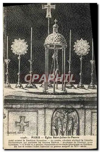 Ansichtskarte AK Paris Eglise Saint Julien le Pauvre