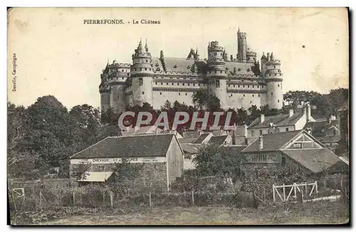 Cartes postales Pierrefonds le chateau