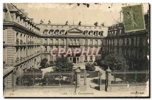 Cartes postales Caen La gendarmerie