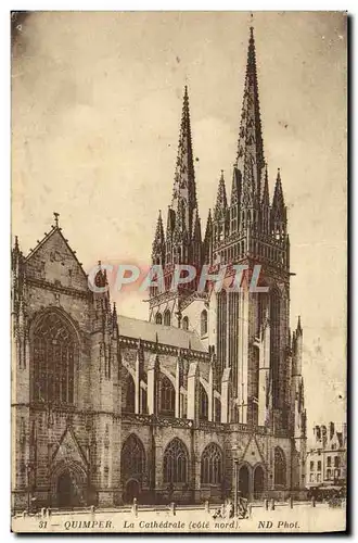 Cartes postales Quimper La cathedrale